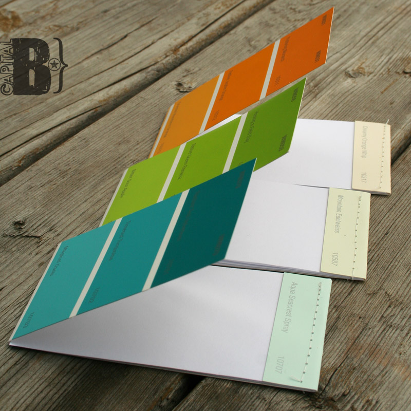 Capital B: Paint Chip Matchbooks