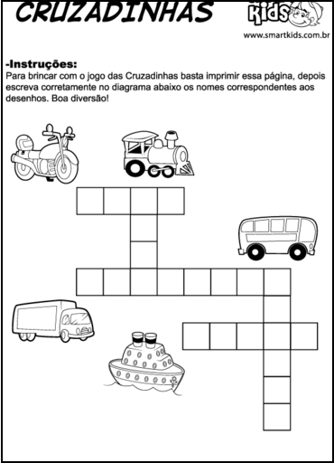 Passatempo de Caça Palavras Para Imprimir.