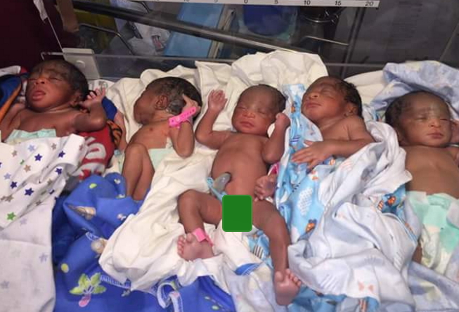 nigerian woman delivers 5 babies calabar