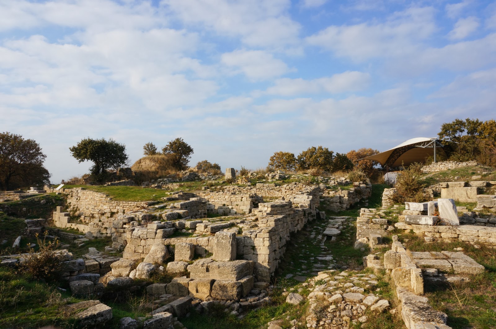 Руины трои в турции Руины трои в турции