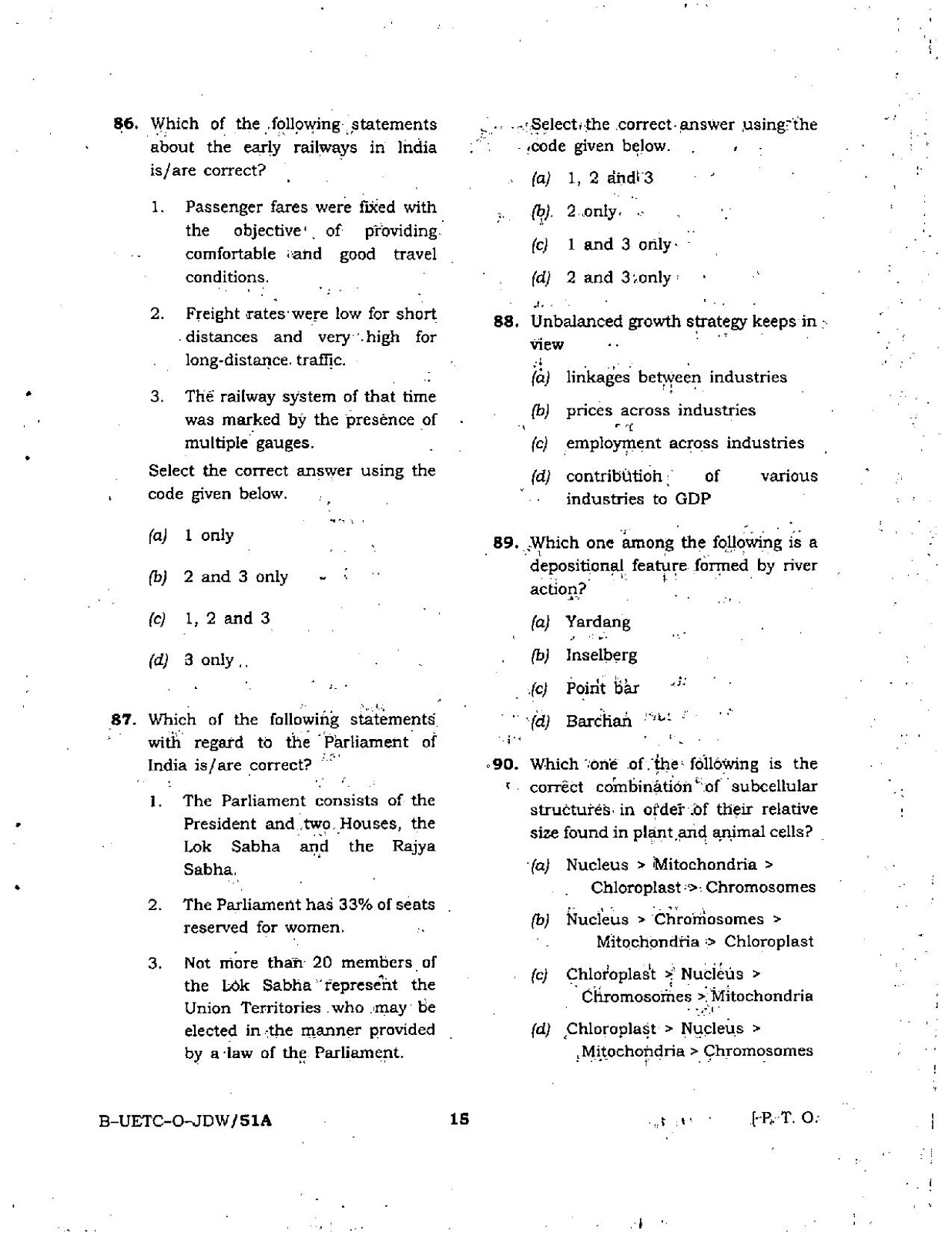 Scra Question Paper With Solution Pdf
