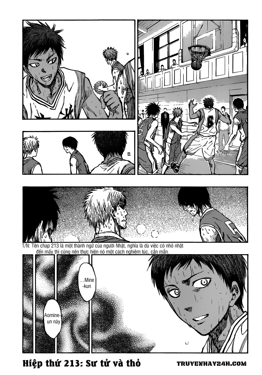 Kuroko No Basket chap 213 trang 3