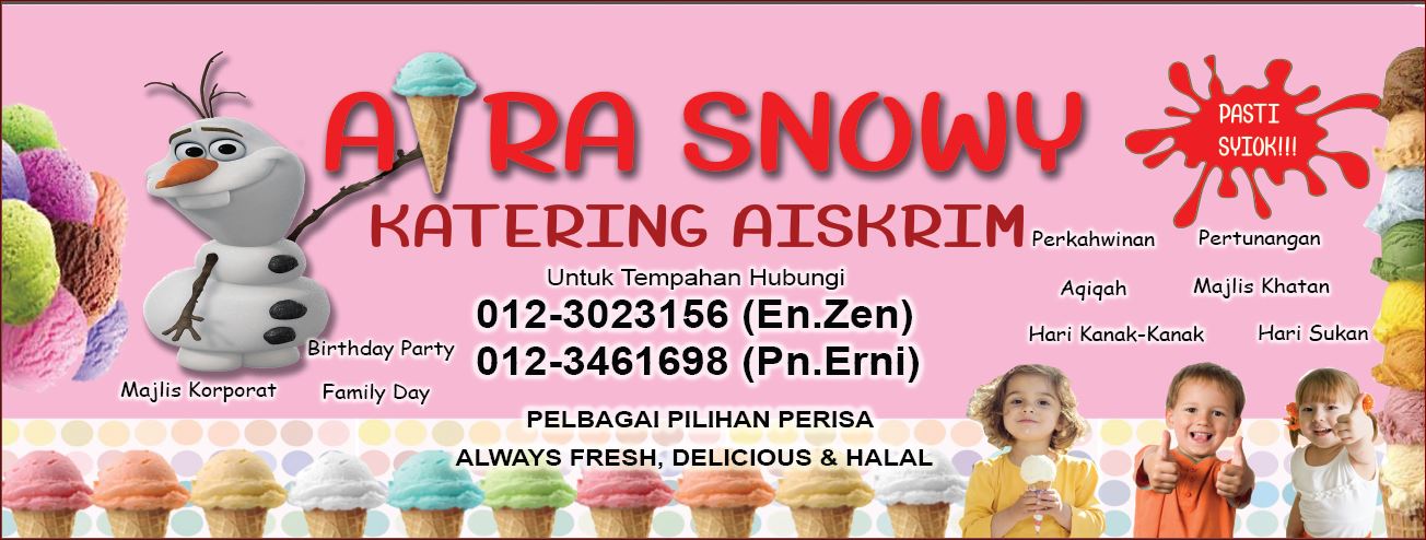 Aira Snowy - Katering Aiskrim