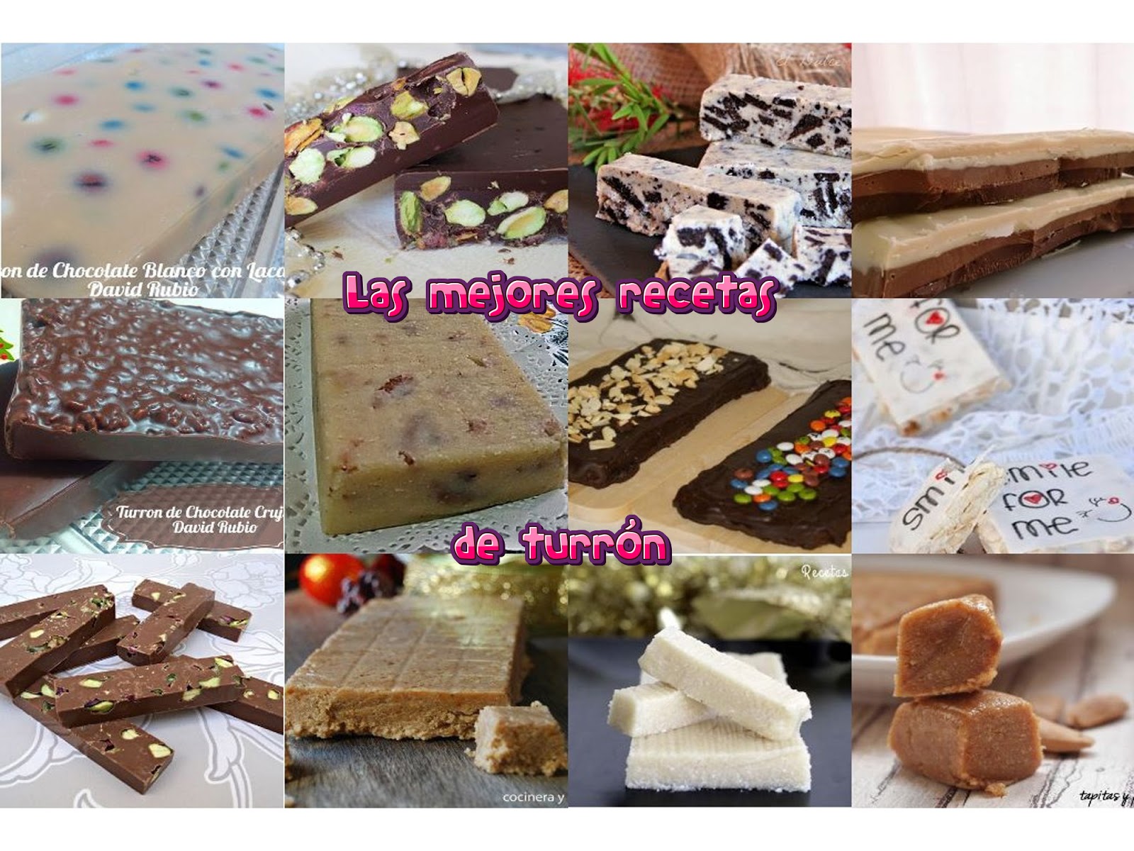 Las mejores recetas de turrón