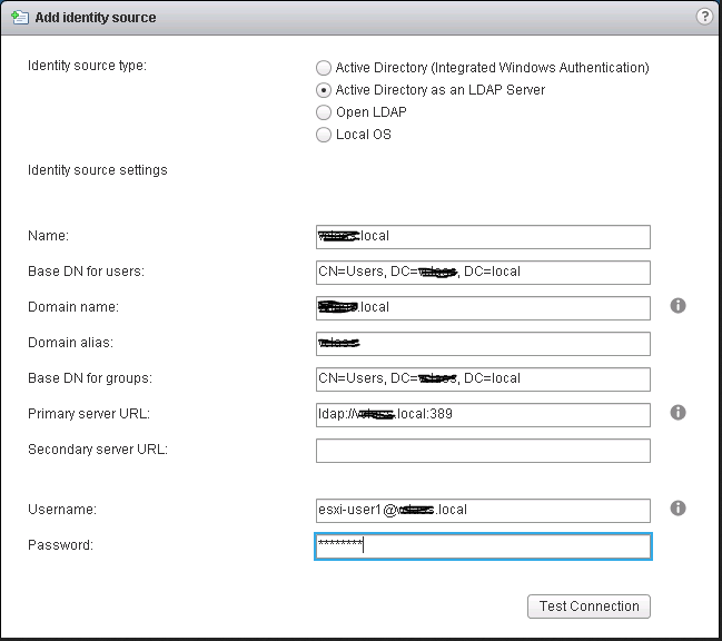 Virtual Maestro How to add Identity source in vCenter 6.0 Single Sign On?