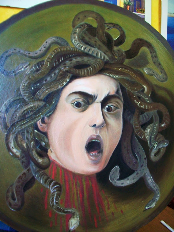 Falsi d'autore: riproduzione Medusa di Caravaggio