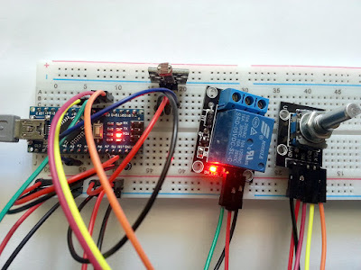 Light or dark activated switch using Arduino · One Transistor