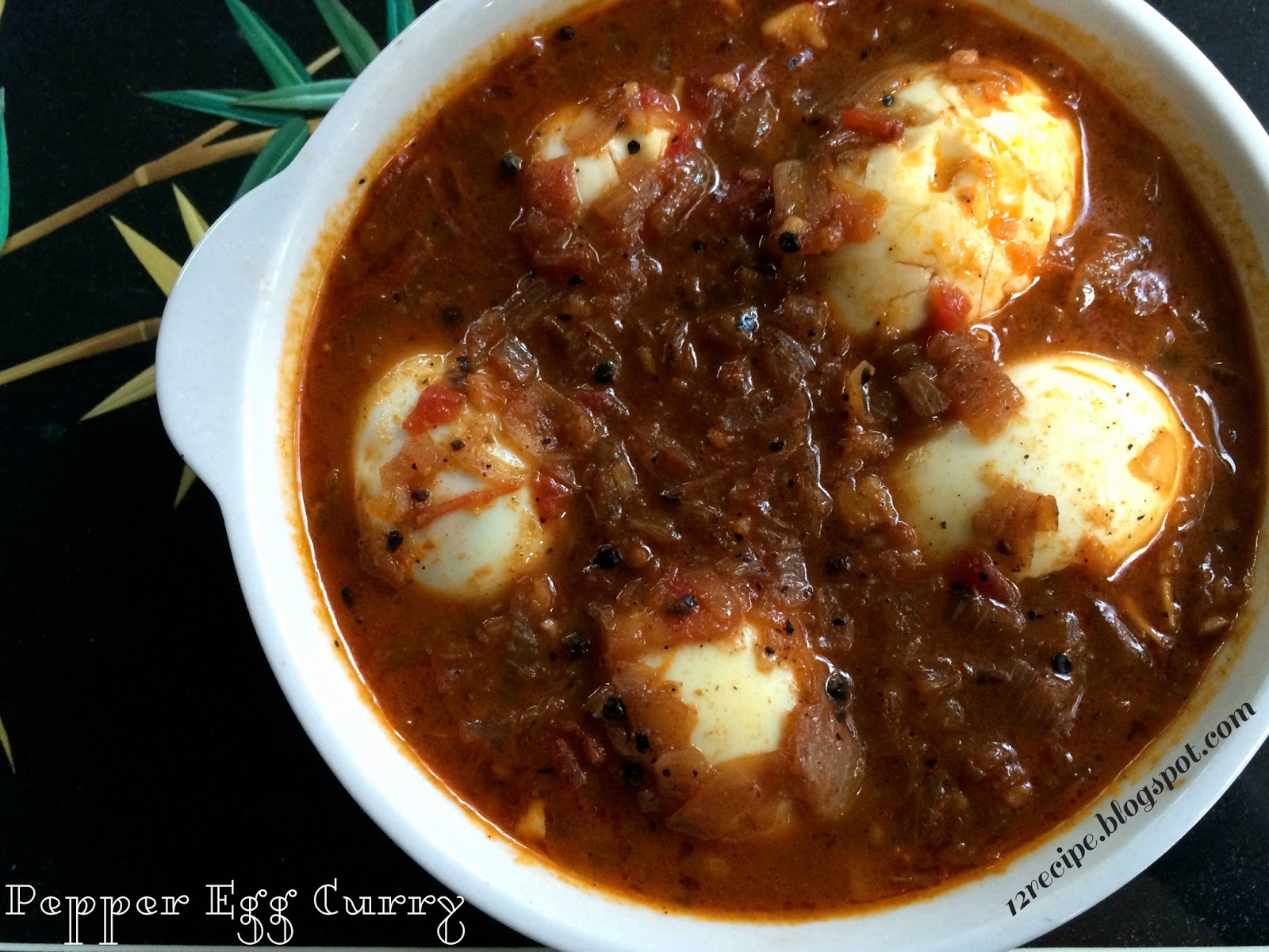 Pepper Egg Curry Recipe Book