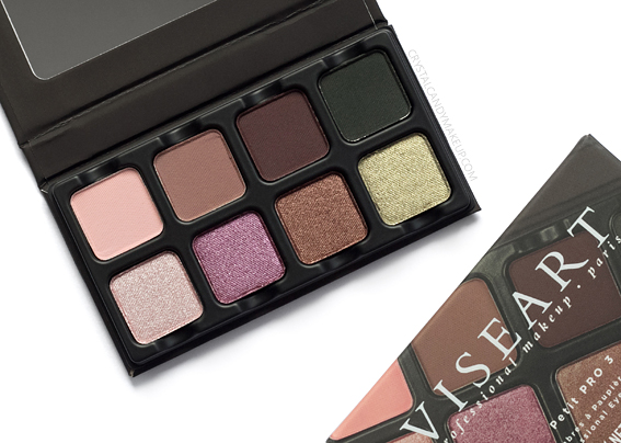 Viseart Petit PRO 3 Eye Shadow Palette Review Photos Swatches