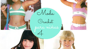 4 Blusas con faldas Crochet para Niñas / patrones