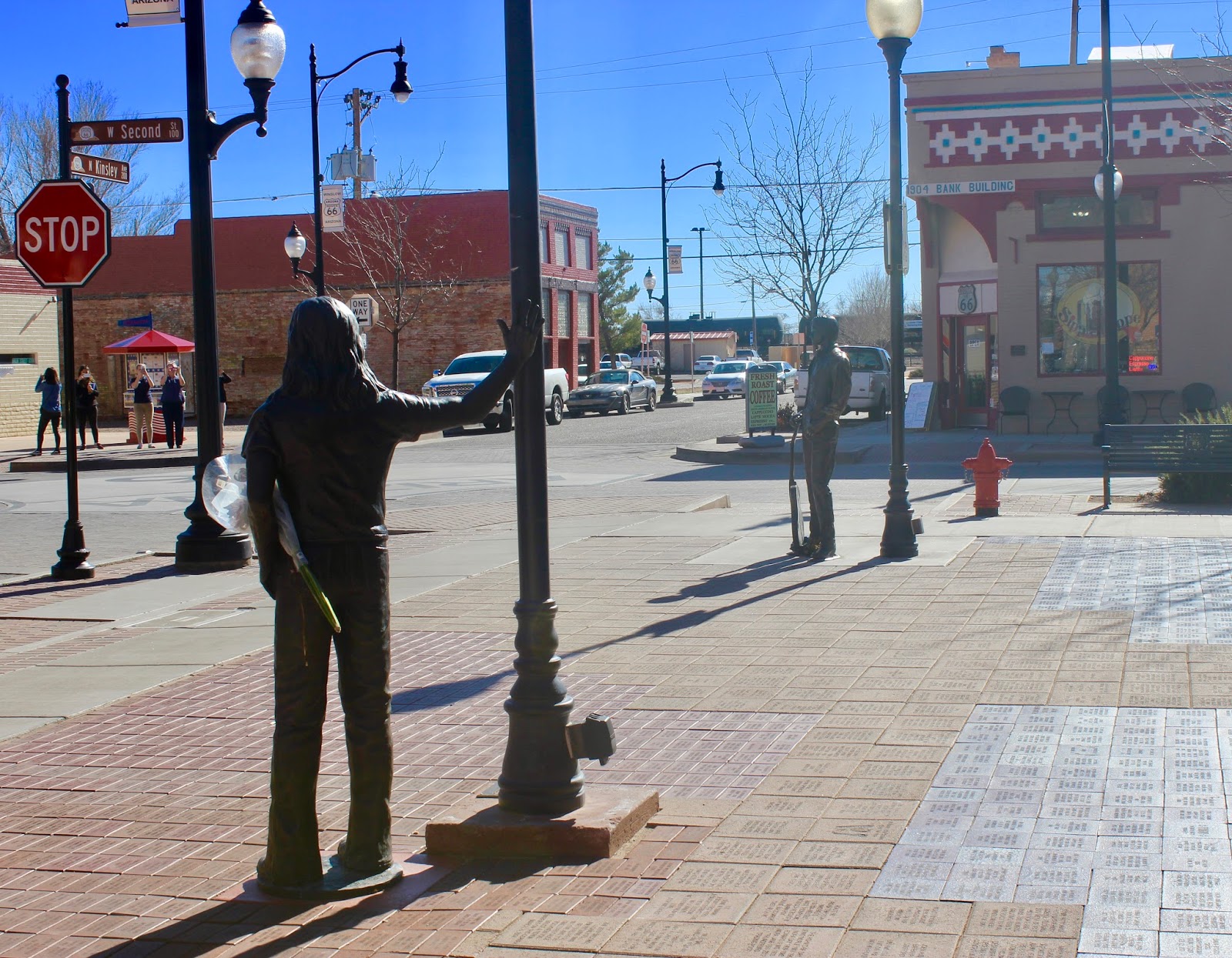 At Rivercrest Cottage Standing On The Corner, Winslow Arizona