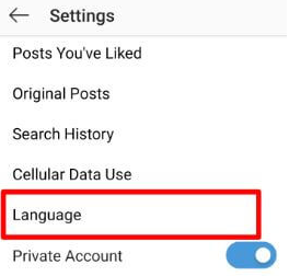 Cara Mengubah Bahasa di Instagram Android dan Menyembunyikan Terakhir Terlihat di Instagram Android