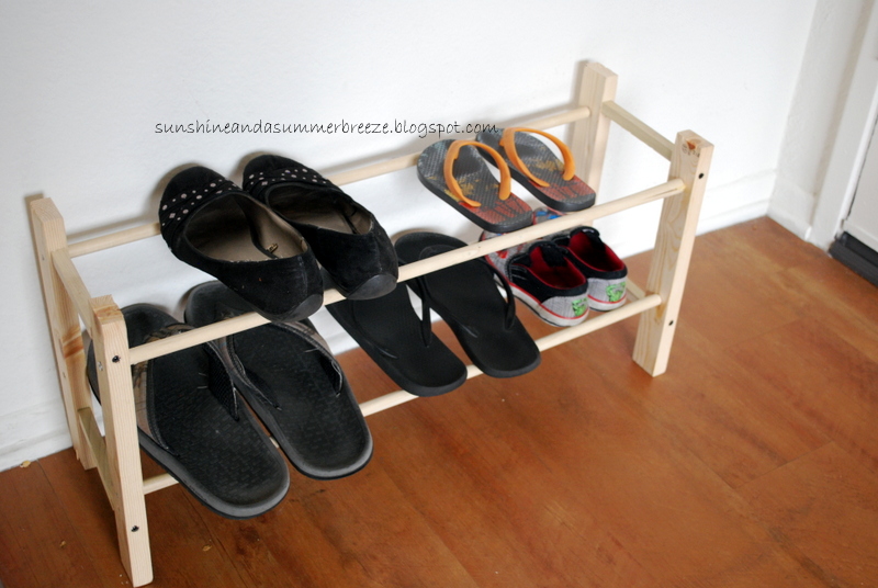 How to Make a DIY Shoe Rack with a Unique Finish 