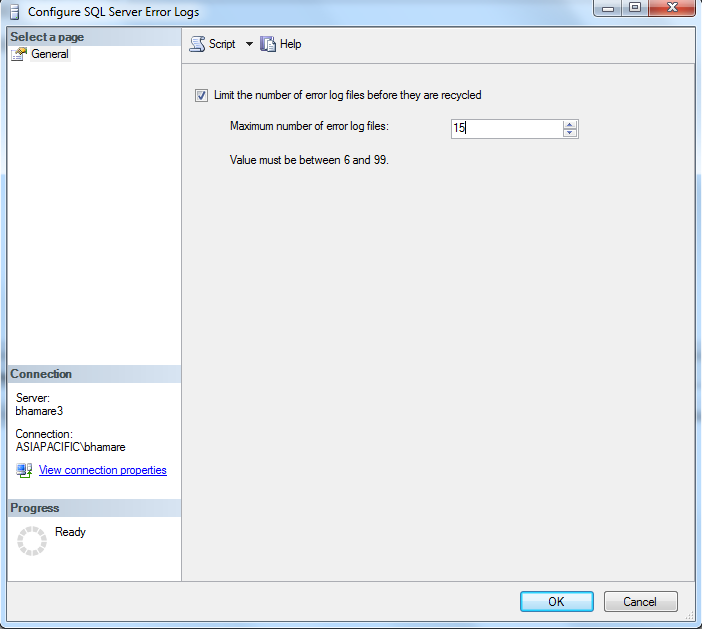 SQL Server DBA: Increase the Number of SQL Server Error Logs