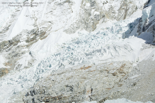 The extreme dangerous place on the Icefall The extreme dangerous place on the Icefall
