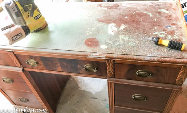 Santa Fe Turquoise Desk Makeover Lynn Fern I Chatted Back Forth A Bit With My Friend This Desk Was For His Wife That Is Lularoe Retailer It Going In Her New Lula Room