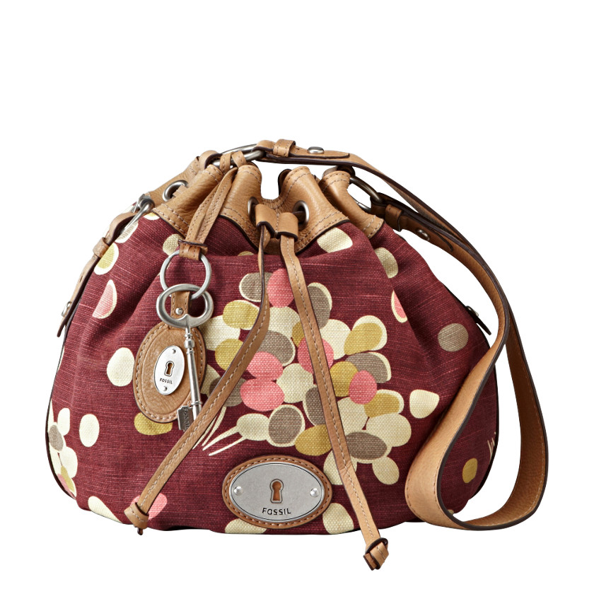 My loss is your gain! Fossil Maddox Drawstring Bag Red Multi