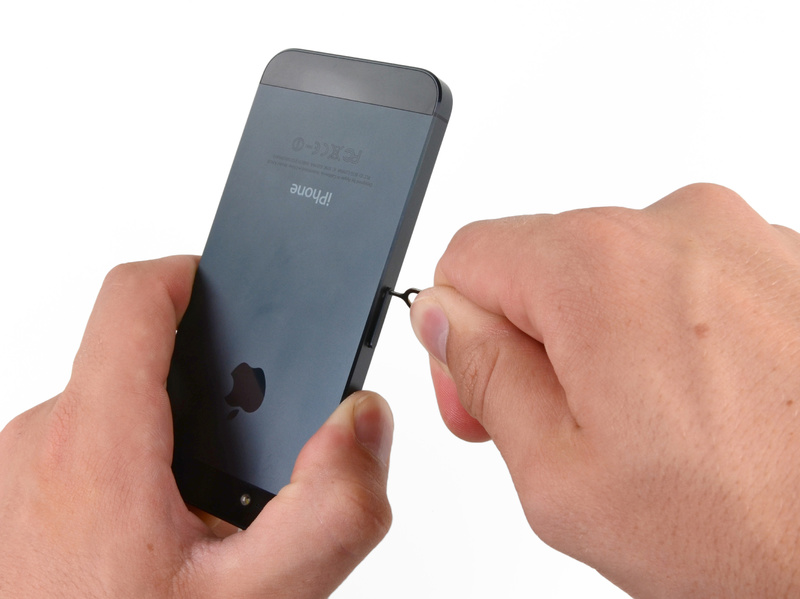 Installing iPhone 5 SIM Card