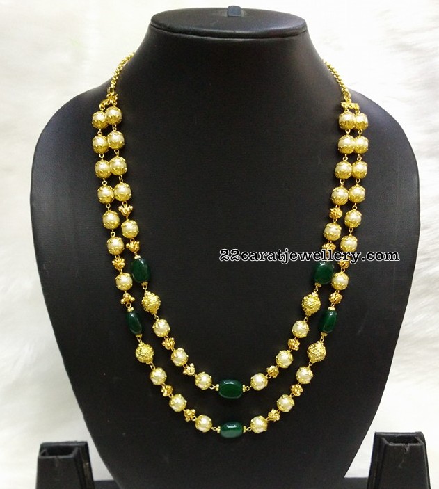 Emerald Beads Sets - Jewellery Designs