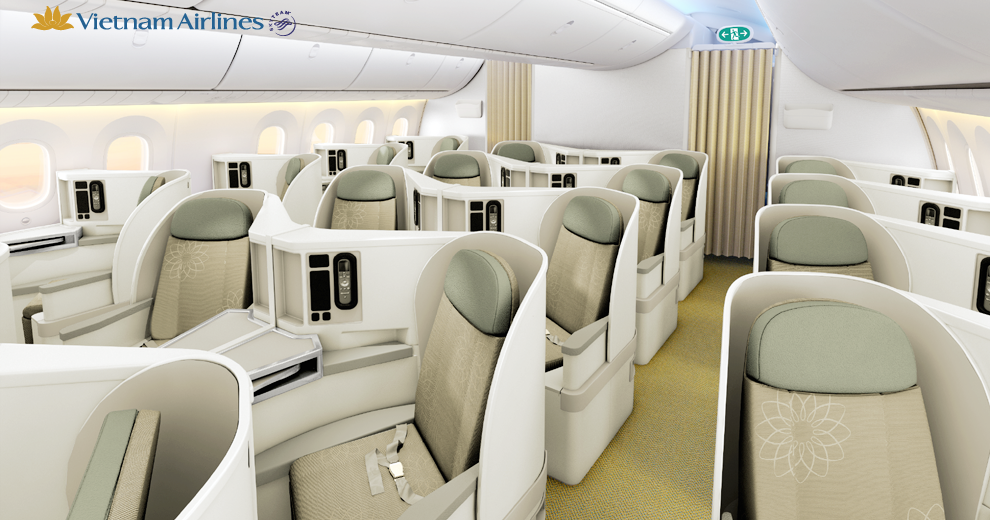 VNAFlyer: Vietnam Airlines Releases Interior Images for 787, A350