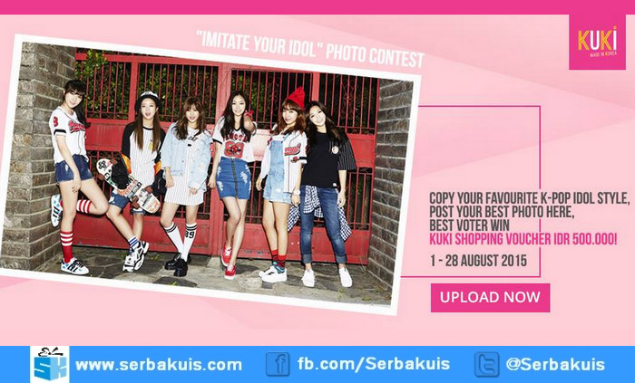Kontes Foto Kuki Imitate Your Idol Berhadiah Voucher 500K Kontes Foto Kuki Imitate Your Idol Berhadiah Voucher 500K
