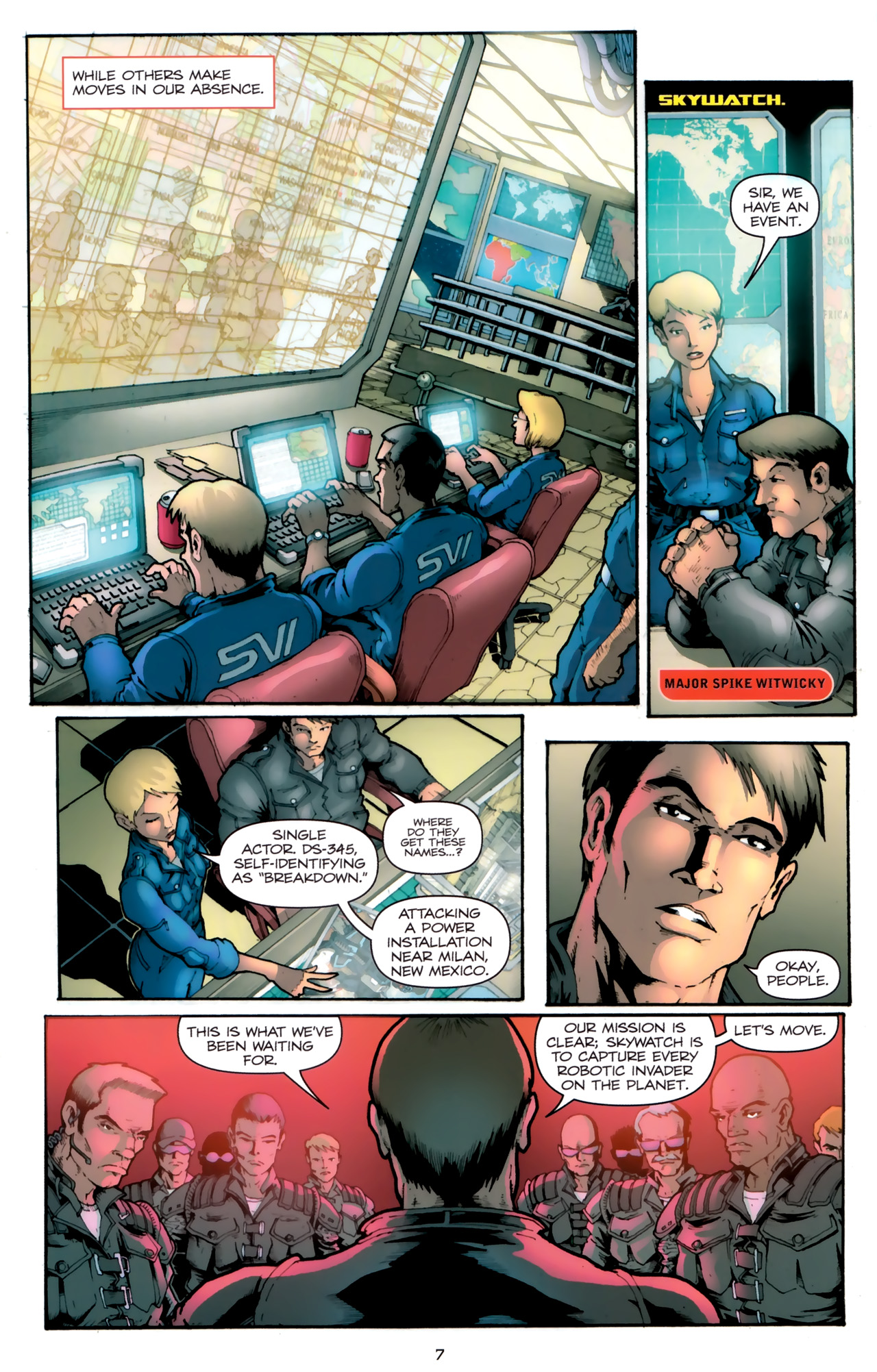 Read online The Transformers (2009) comic -  Issue #1 - 9