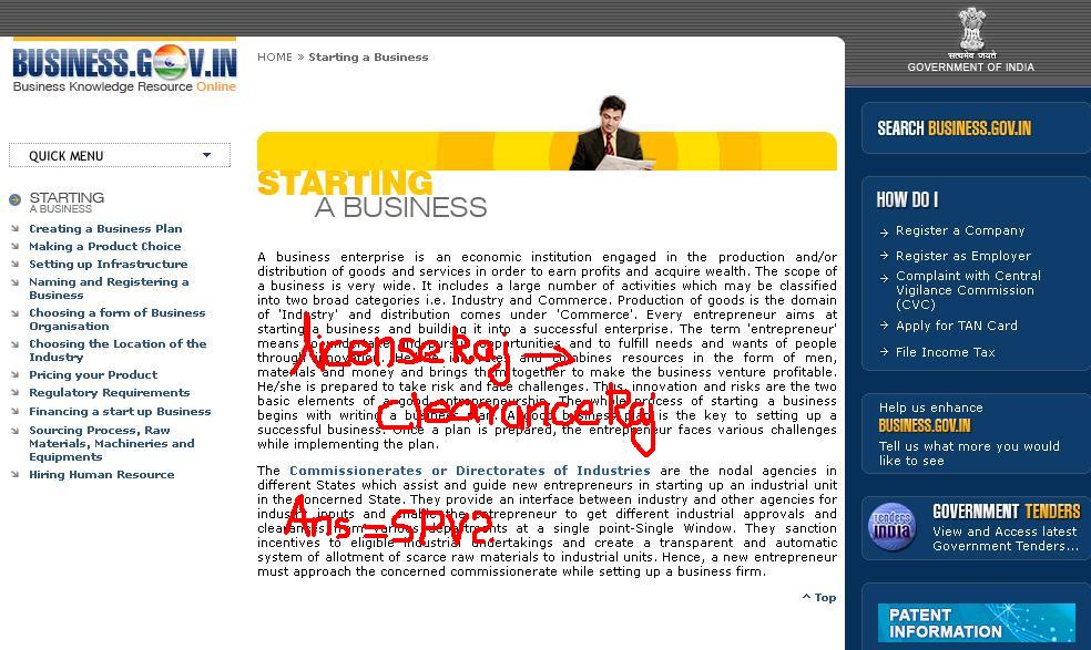 Astitva - Search for an Identity: From License Raj to Clearance Raj ...