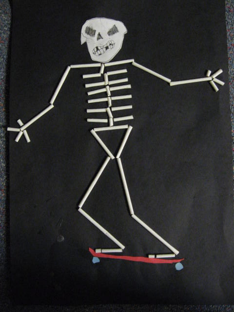ABC School Art: Straw Skeletons - (3rd)