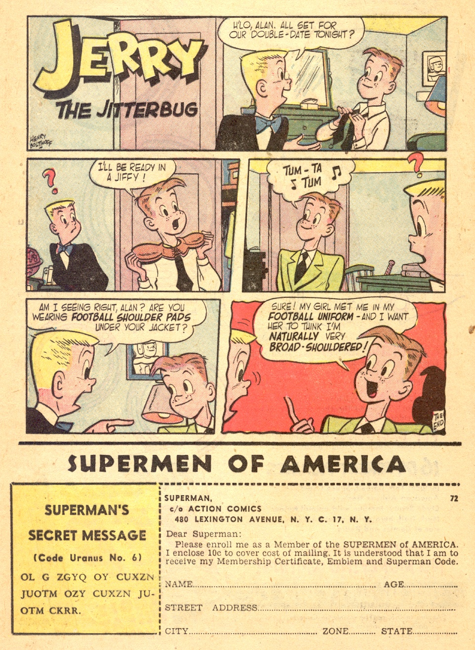 Read online Superman (1939) comic -  Issue #72 - 30