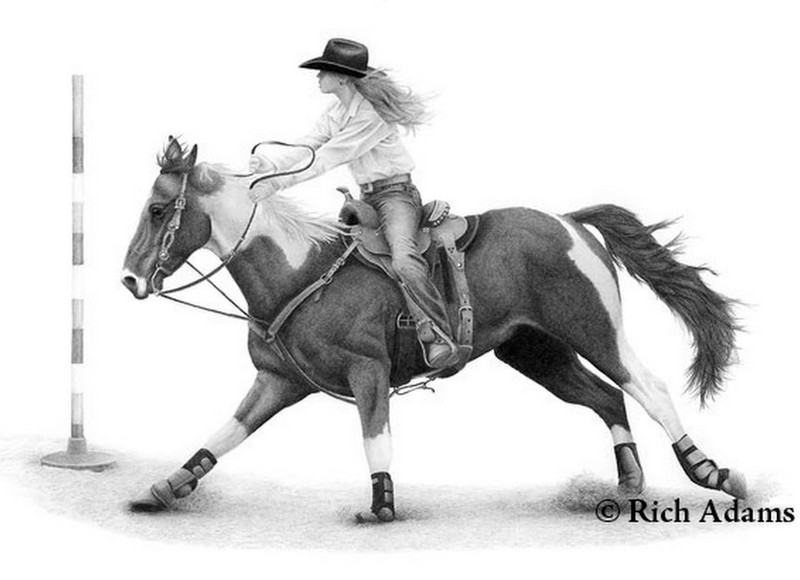 Arte y Actividad Cultural: El caballo y La mujer bonita en el dibujo