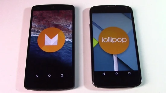 ANDROID M VS ANDROID LOLLIPOP