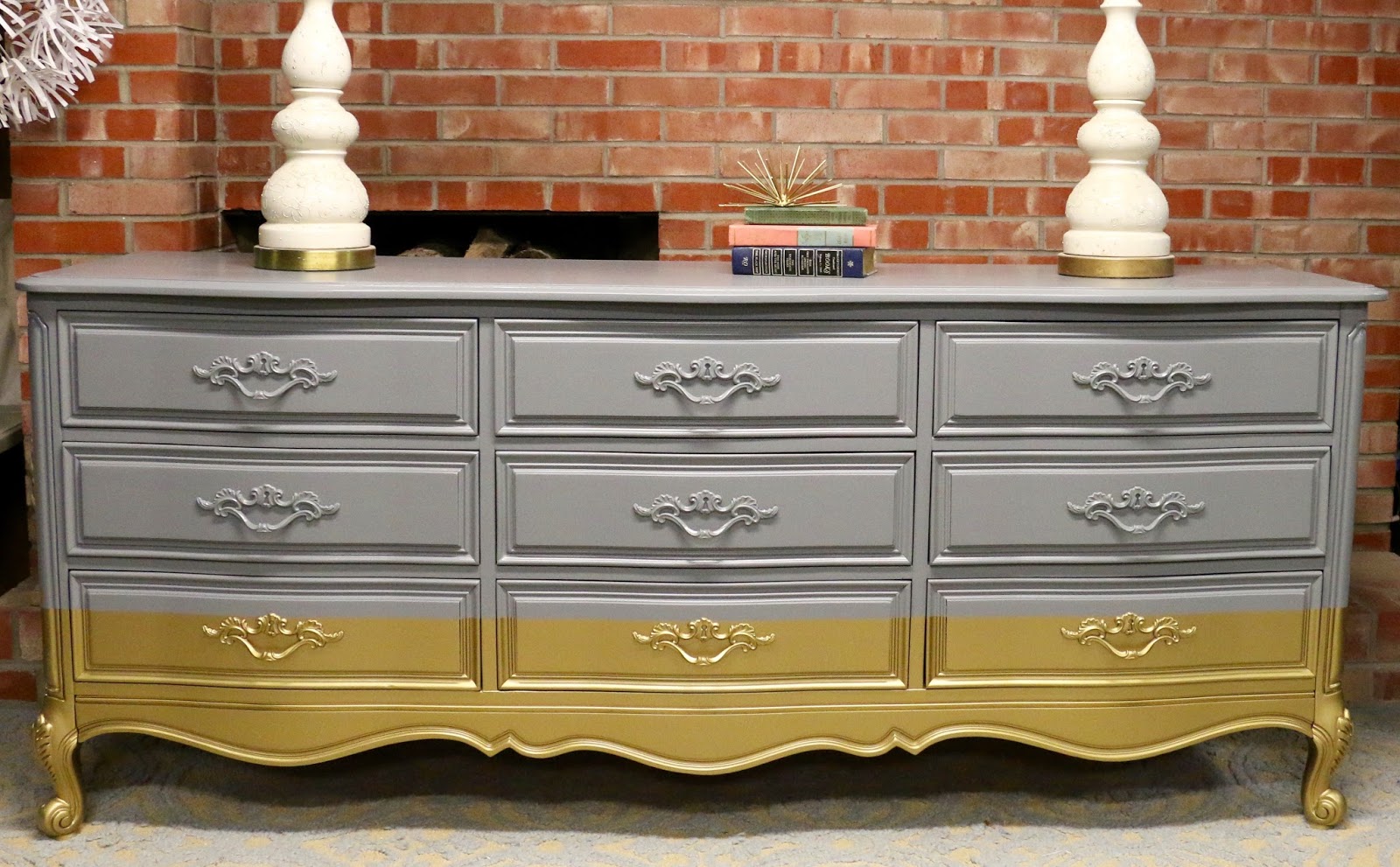 Julie Peterson Simple Redesign Gold Dipped French Provincial