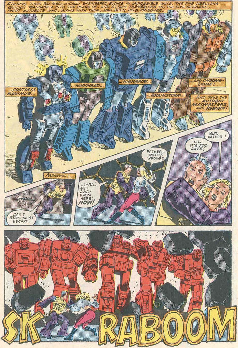 Read online The Transformers: Headmasters comic -  Issue #4 - 18