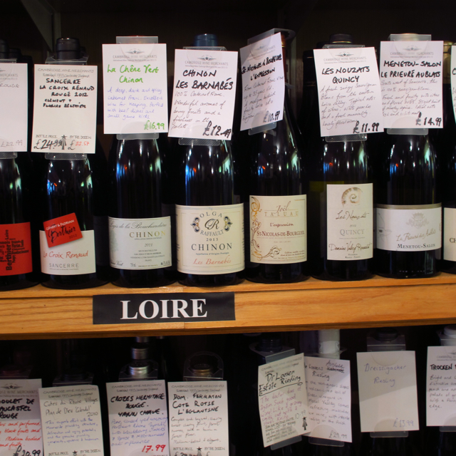 Jim's Loire Cambridge Wine Merchants The wines we tasted on 23rd June