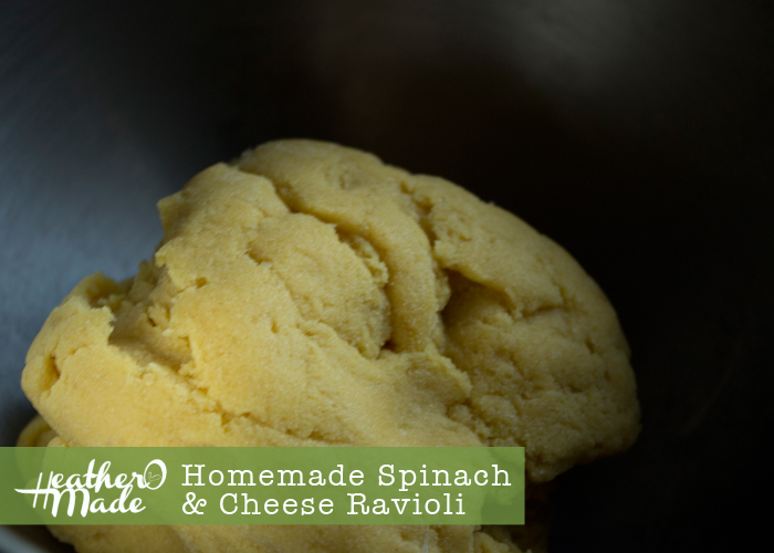Heather O Made: Homemade Spinach & Cheese Ravioli
