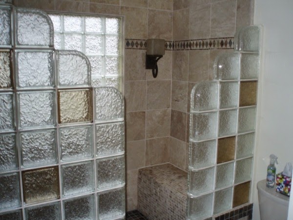 Glass blocks for shower – 44 great pictures!