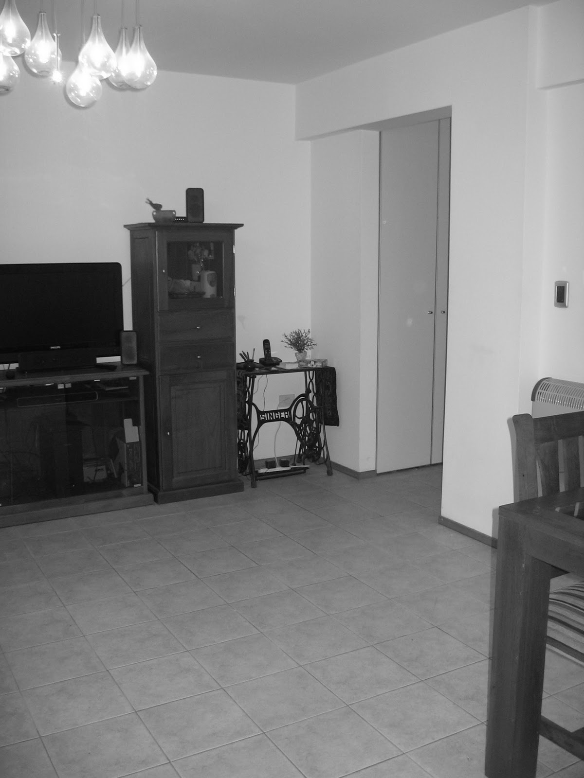 El living-comedor - antes y después / Roxi Ameduri Marchettini