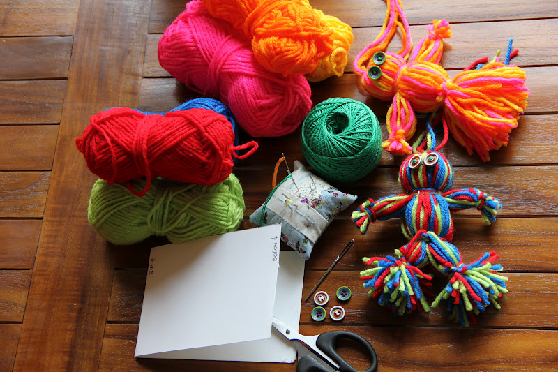 Make it! Yarn dolls