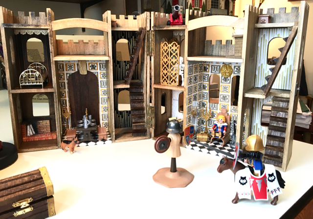 artminds wood castle dollhouse