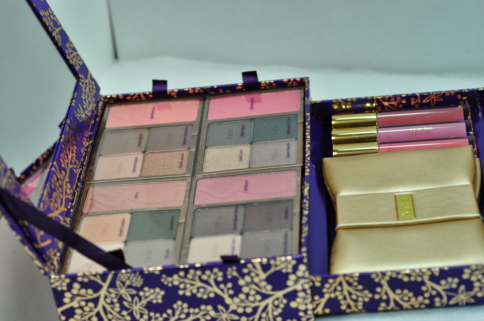 Tarte Holiday 2013 The Tarte of Giving: Gorgeous Getaways Kit Swatches ...