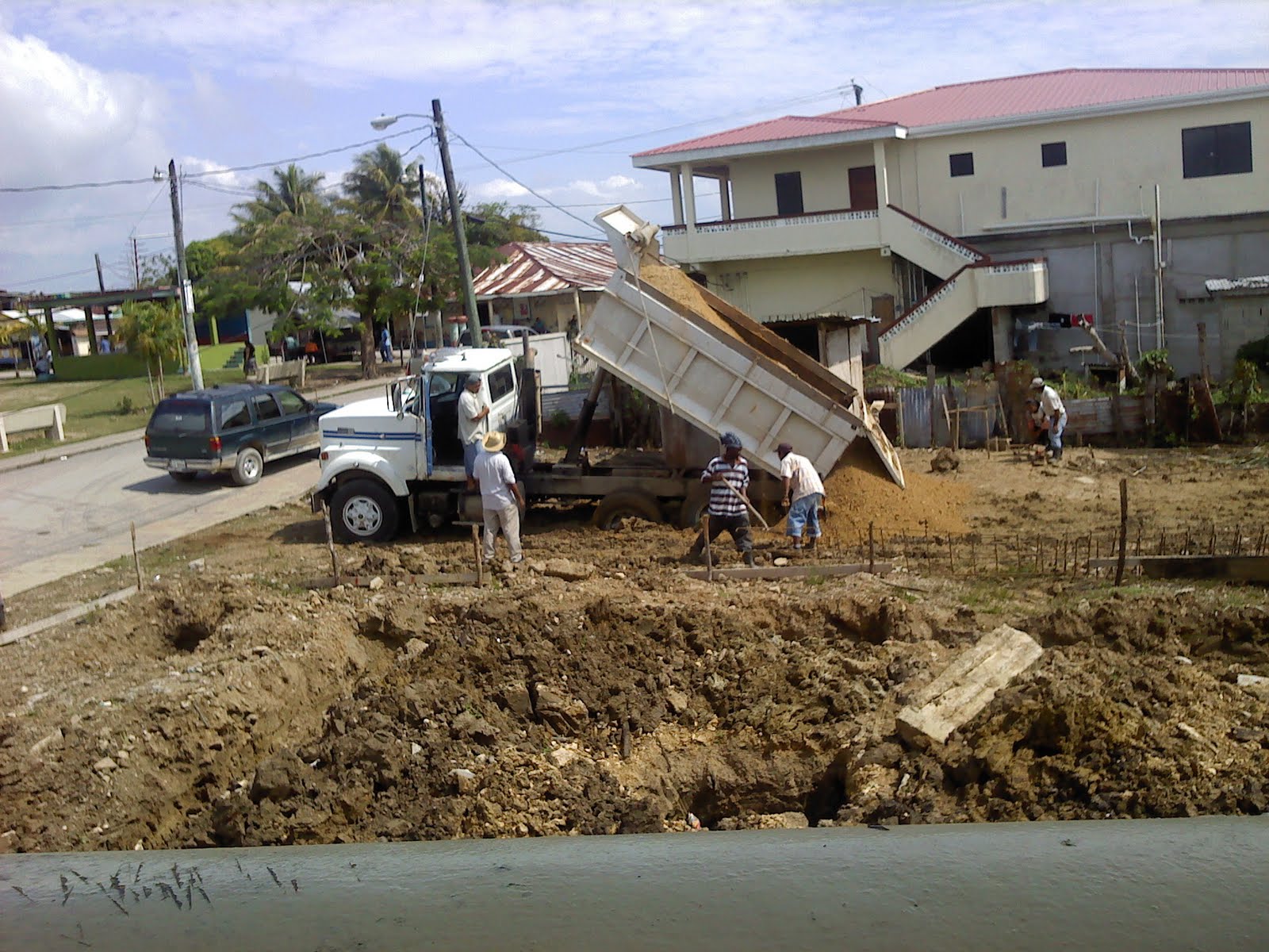 Observations Dump Truck Dirt Delivery