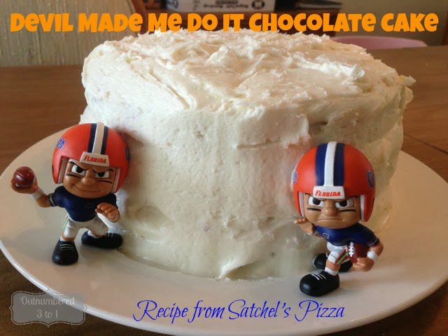 Devil Made Me Do it Chocolate Cake University of Florida Cake