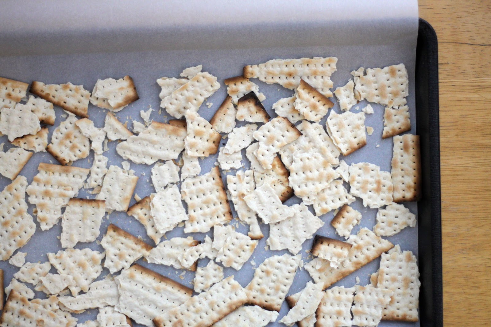 Jenessa's Dinners salted caramel matzo bark