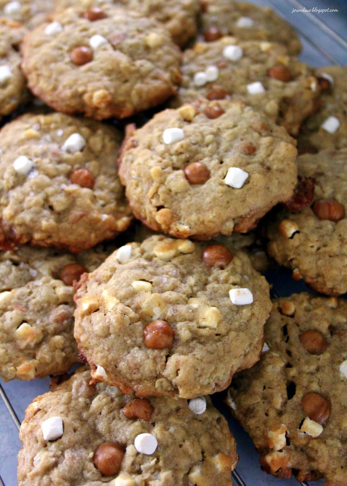 Jo and Sue Caramel Marshmallow Cookies