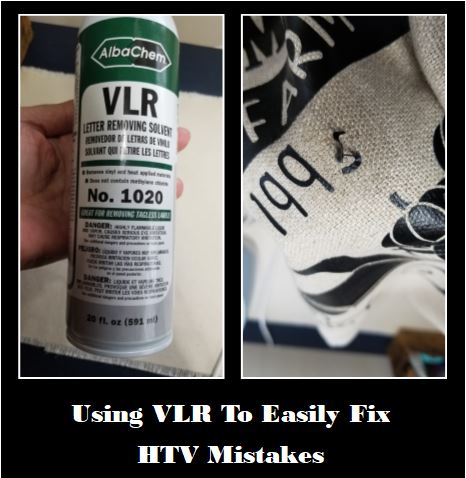 Fields Of Heather: How To Use VLR To Remove HTV - Fixing A Cricut Fail