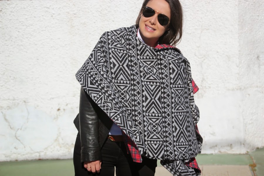 diy poncho reversible como hacer patrones gratis