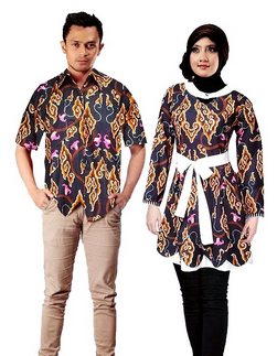 model baju batik couple terbaru