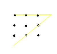 Dengor, Nengok, Cakak.: Mencantumkan 9 Titik Dengan 4 Garis