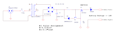 Mosfet Battery Charger Circuit
