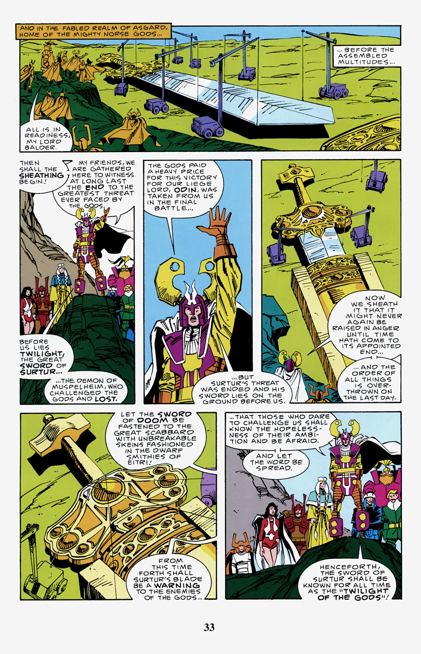 Read online Thor Visionaries: Walter Simonson comic -  Issue # TPB 5 - 35